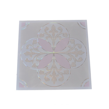 Pattern Print Hot Stamping Decoration Interior Waterproof PVC Ceiling Panels for Modern Houses